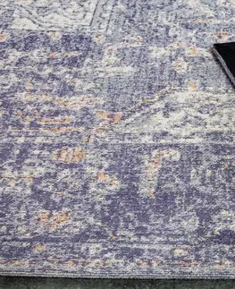 Koberce LuxD Dizajnový koberec Saniyah 230 x 160 cm modrý - bavlna-ženilka