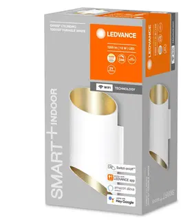 SmartHome nástenné svietidlá LEDVANCE SMART+ LEDVANCE SMART+ WiFi Orbis Wall Cyldro, biela