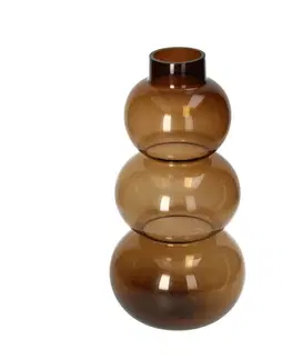 Vázy, misy Váza Bubble 37cm brown