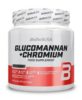 Komplexné spaľovače Glucomannan + Chromium - Biotech USA 225 g