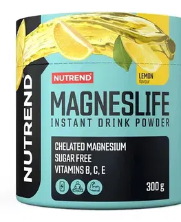 Horčík (Magnézium) MagnesLife Instant Drink Powder - Nutrend 300 g Orange