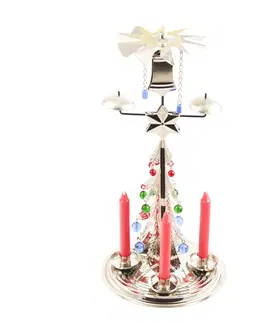 Vianočné dekorácie Tradičné anjelské zvonenie Stromček, strieborná
