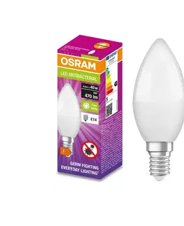 LED osvetlenie Osram LED Antibakteriálna žiarovka B40 E14/4,9W/230V 4000K - Osram 