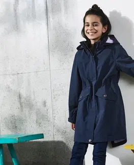 Coats & Jackets Trenčkot do každého počasia s recyklovaným materiálom, tmavomodrý