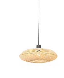 Zavesne lampy Orientálne závesné svietidlo bambusové 40 cm - Ostrava