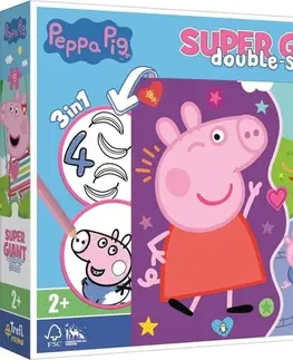Hračky puzzle TREFL - Puzzle 15 GIANT-  Peppa Pig