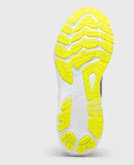 pánske tenisky Pánska bežecká obuv Gel Roadmiles tmavozeleno-žltá