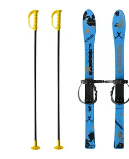 Zjazdové lyže Baby Ski 90 cm - detské plastové lyže - modré
