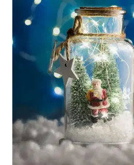 Vianočné dekorácie  LED Vianočná dekorácia 10xLED/2xAA Santa Claus 