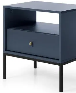Podkrovný nábytok Nočný stolík Mono Ms54 granát