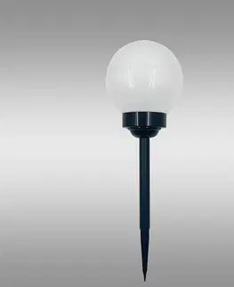 Solárne dekoračné lampy Solárna lampa GUĽA 10CM BLACK EKO0595