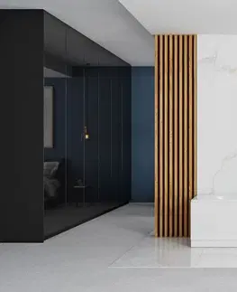 Sprchové dvere REA - Vaňová zástena Elegant 70 zlatá REA-W5600