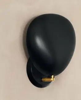 Nástenné svietidlá GUBI GUBI Cobra dizajnérske nástenné svietidlo čierne