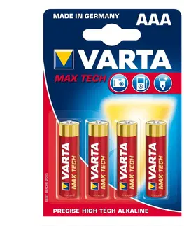 Štandardné batérie Varta Max Tech batérie AAA Micro 4703 balenie 4 ks