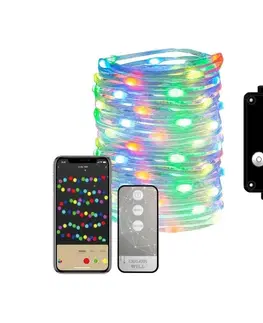 Vianočné osvetlenie Svetelná reťaz  NEO LITE Smart vianočné LED osvetlenie - reťaz 16m, RGB, WiFi, TUYA (07736L)