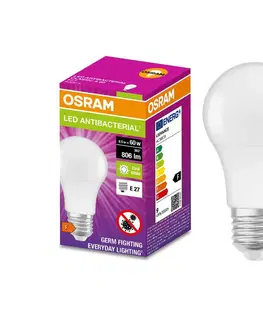 LED osvetlenie Osram LED Antibakteriálna žiarovka  A60 E27/8,5W/230V 4000K - Osram 