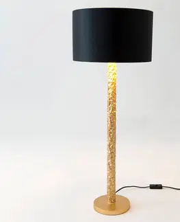 Stolové lampy Holländer Stolná lampa Cancelliere Rotonda čierna/zlatá 79cm