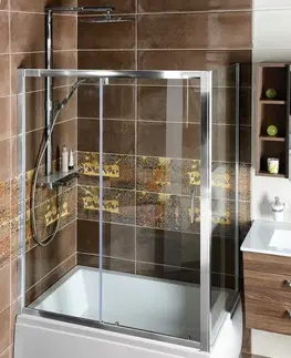 Sprchovacie kúty POLYSAN - DEEP sprchové dvere 1500x1650, číre sklo MD1516