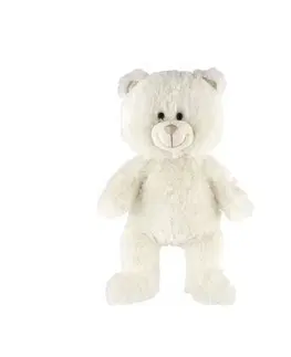 Plyšáci Teddies Rojko plyšový medveď 40 cm, biela, so svetlom a zvukem