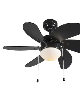 Stropne ventilatory Stropný ventilátor čierny - Fresh 3