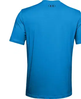 Pánske tričká Pánske tričko Under Armour Sportstyle Left Chest SS Electric Blue - XXL