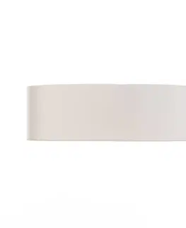 Stropné svietidlá Lamkur Stropné svietidlo Kimban z kovu, Ø 26 cm, biela