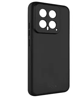 Puzdrá na mobilné telefóny FIXED Story Zadný pogumovaný kryt pre Xiaomi 14, čierny FIXST-1264-BK