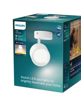 Bodové svetlá Philips Philips Bracia stropné LED svetlo 1-plameň., biela