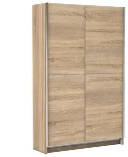Šatníkové skrine s posuvnými dverami Skriňa s posuvnými dverami Slim 125cm