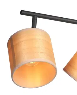Stropné svietidlá Steinhauer Bambusové stropné svietidlo, 4 svetlá
