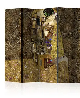 Paravány Paraván Golden Kiss Dekorhome 225x172 cm (5-dielny)