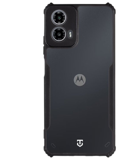 Puzdrá na mobilné telefóny Puzdro Tactical Quantum Stealth pre Motorola G34, transparentné/čierne 57983120829