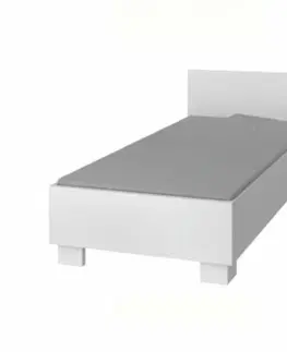 Postele KONDELA Svend Typ 36 90 jednolôžková posteľ biela