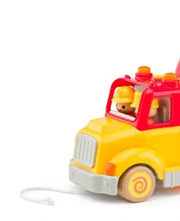 Hračky - dopravné stroje a traktory WOODY - Auto miešačka so zvukmi a svetlom