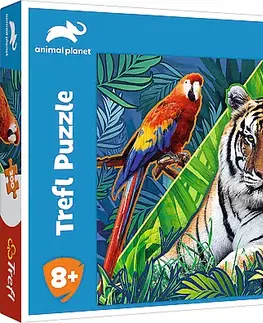 Hračky puzzle TREFL - Puzzle 300 - Úžasné zvieratá / Discovery Animal Planet