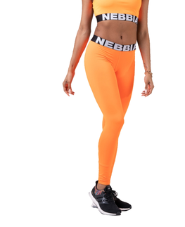Dámske klasické nohavice Dámské legíny Nebbia Squad Hero Scrunch Butt 528 Orange - L