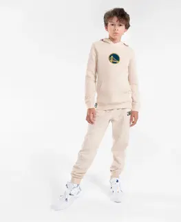 nohavice Detské nohavice P900 NBA béžové