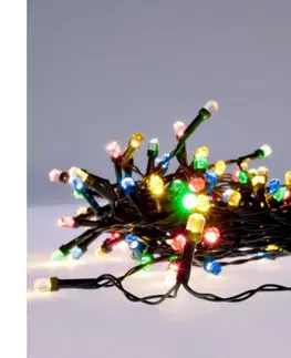 Vianočné dekorácie Brilagi Brilagi - LED Vianočná vonkajšia reťaz 200xLED/2 funkcie 25m IP44 multicolor 