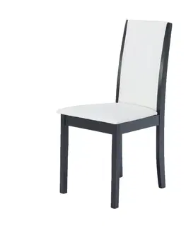 Jedálenské stoličky KONDELA Venis New jedálenská stolička wenge / biela