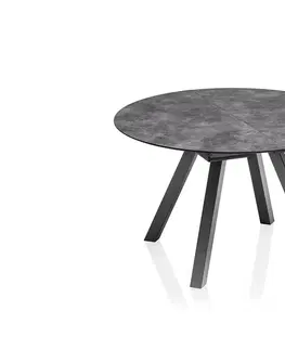 Stoly HPL rozťahovací stôl antracit 120-170 cm