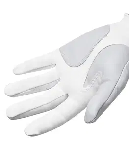 rukavice Pánska golfová rukavica Weathersof pre pravákov biela