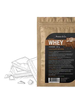 Športová výživa Protein & Co. HYDRO WHEY - 1 porcia 30 g Zvoľ príchuť: Chocolate brownie