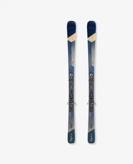 lyže Pánske zjazdové lyže Cross 950+ s viazaním modré
