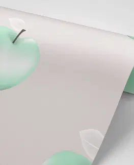 Samolepiace tapety Samolepiaca tapeta zelené jabĺčka