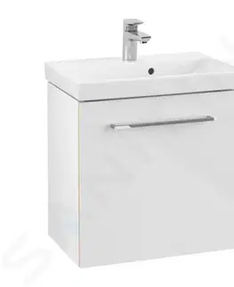 Kúpeľňa VILLEROY & BOCH - Avento Umývadlová skrinka, 530x514x352 mm, 1 dvierka, Crystal White A88800B4