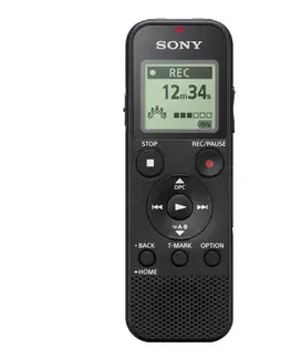 CD prehrávače Digitálny diktafón Sony PX470, čierny
