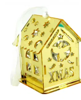 Vianočné dekorácie MAKRO - Dekorácia - vianočný domček LED