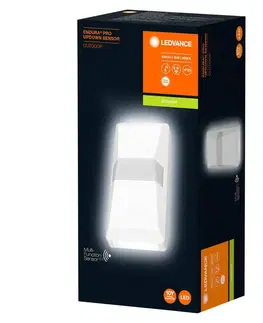 Vonkajšie nástenné svietidlá so senzorom LEDVANCE LEDVANCE Endura Pro UpDown senzor biela