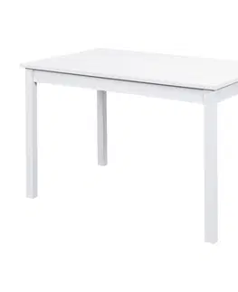 Jedálenské stoly Jedálenský stôl 8848B biely lak