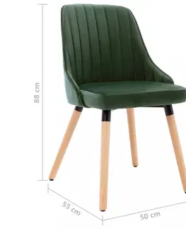 Jedálenské stoličky a kreslá Jedálenská stolička 4 ks látka / buk Dekorhome Modrá